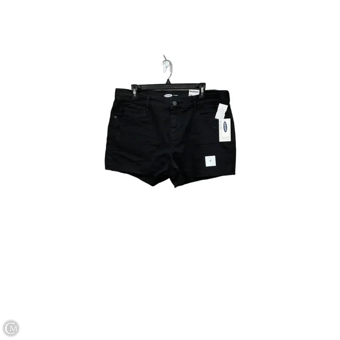 Shorts By Old Navy In Black Denim, Size: 14