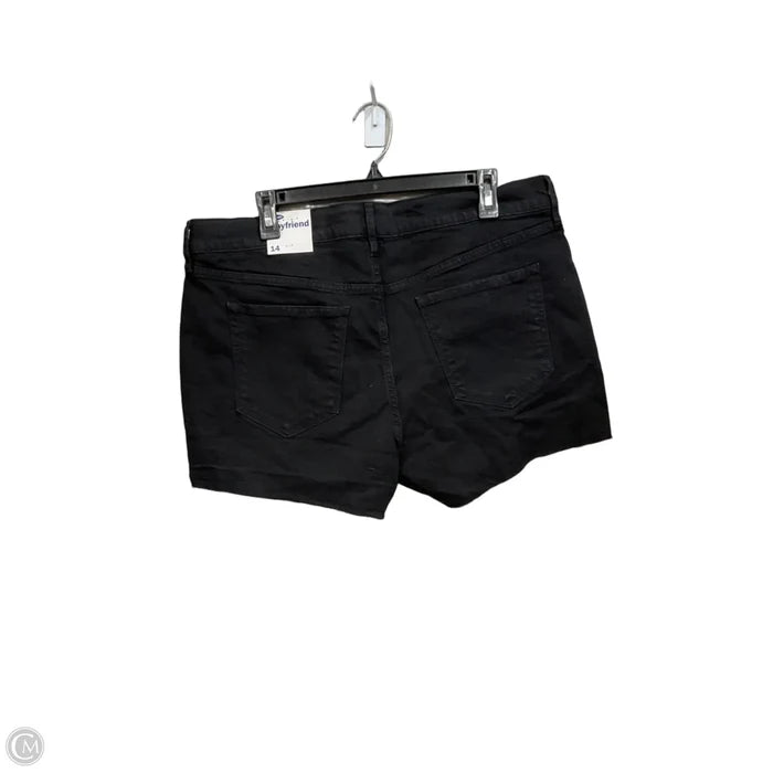 Shorts By Old Navy In Black Denim, Size: 14