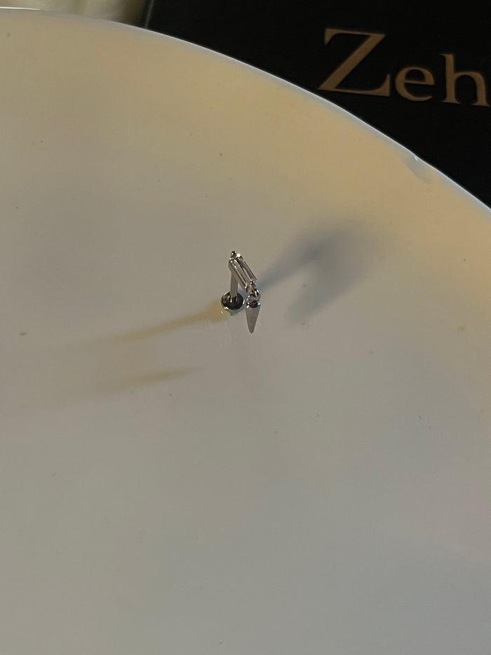 Silver Hanging stud (Pair)