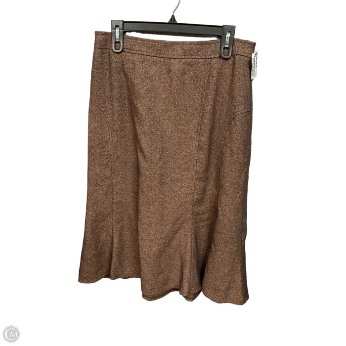 Skirt Maxi By Cato In Brown, Size: 10
