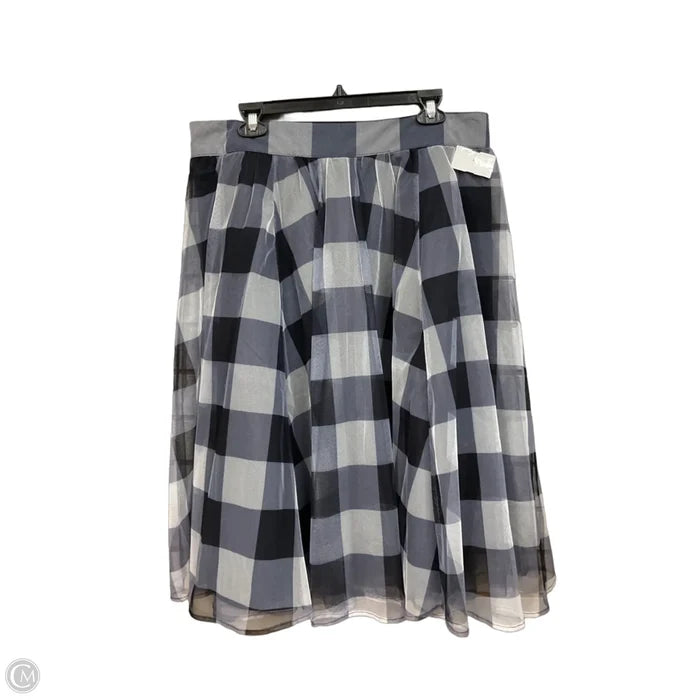 Skirt Maxi By New York And Co In Grey, Size: 14