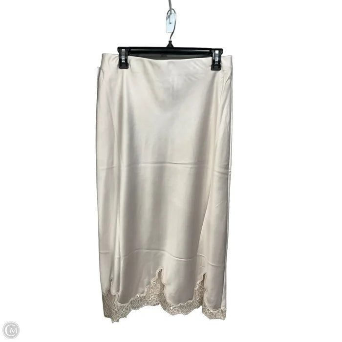 Skirt Maxi By Scoop In Beige, Size: 8
