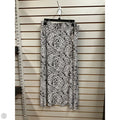 Skirt Maxi By Talbots In Black & White, Size: 20