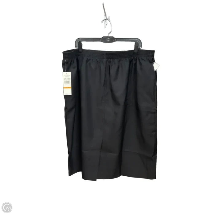 Skirt Midi By Alfred Dunner In Black, Size: 24