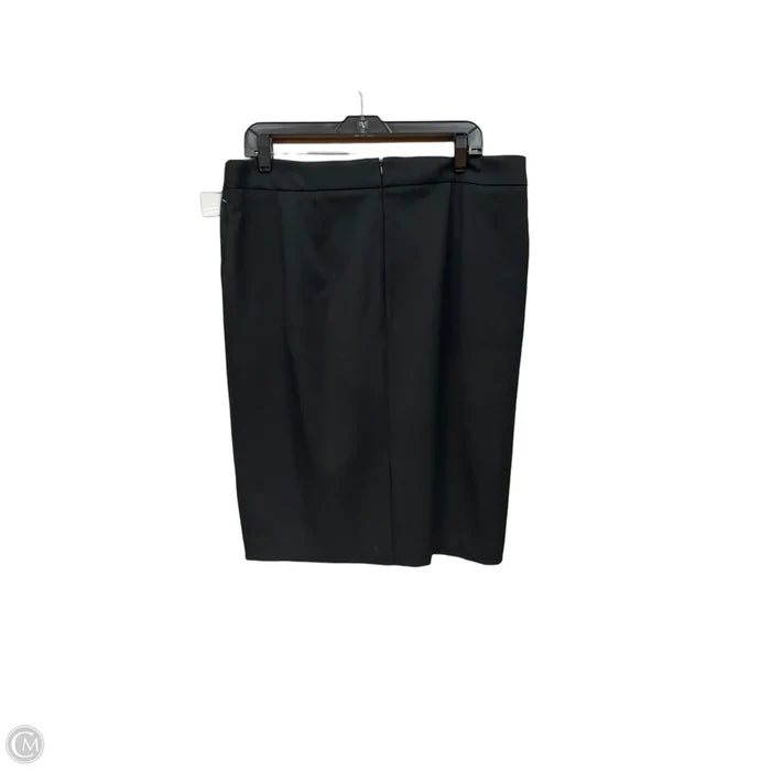 Skirt Midi By Ann Taylor In Black, Size: 14