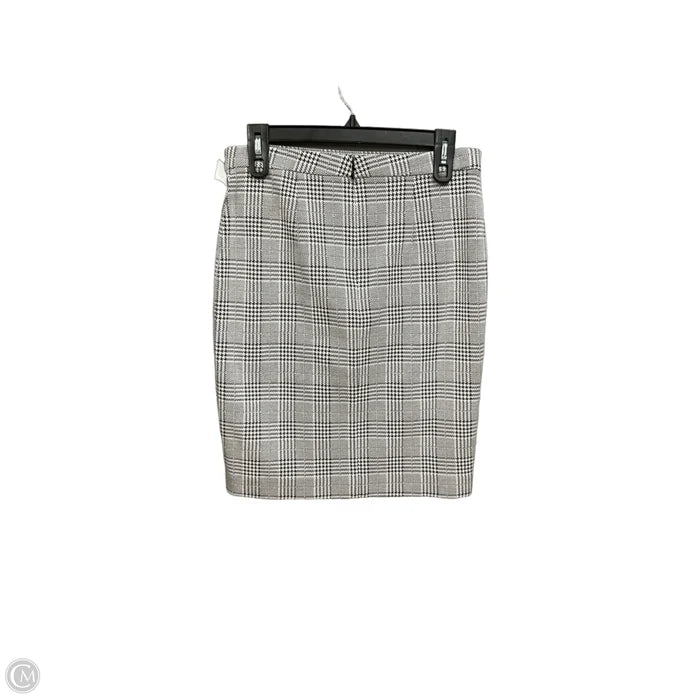 Skirt Midi By Ann Taylor In Plaid Pattern, Size: 6