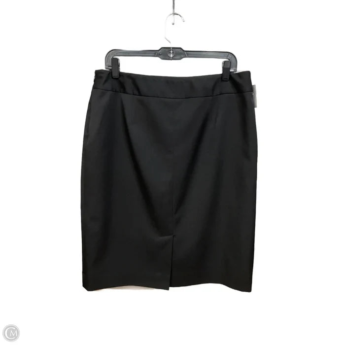 Skirt Midi By Anne Klein In Black, Size: 14