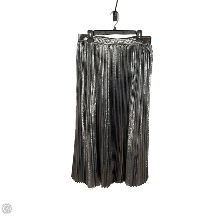 Skirt Midi By J. Crew In Silver, Size: 10