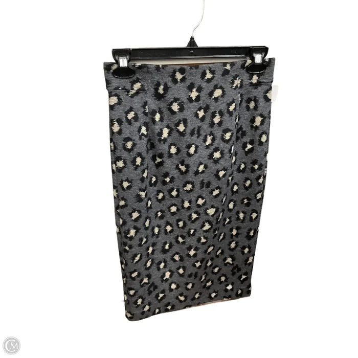 Skirt Midi By Loft In Animal Print, Size: Xxs