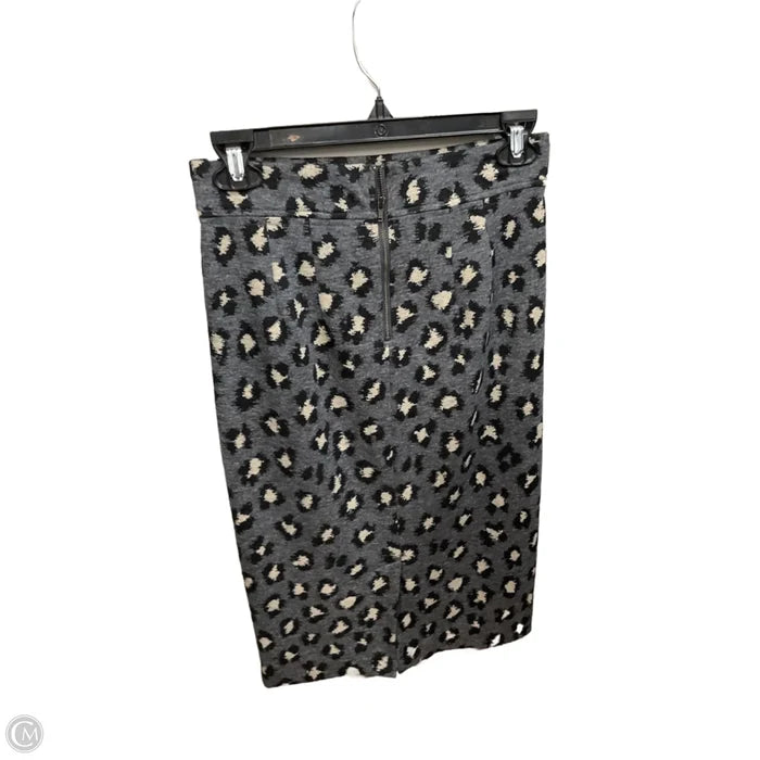 Skirt Midi By Loft In Animal Print, Size: Xxs