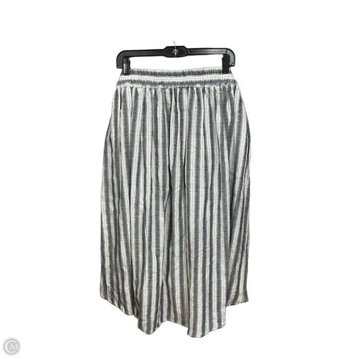 Skirt Midi By Max Studio In Striped Pattern, Size: Xl