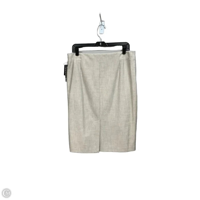 Skirt Midi By Rafaella In Beige, Size: 12