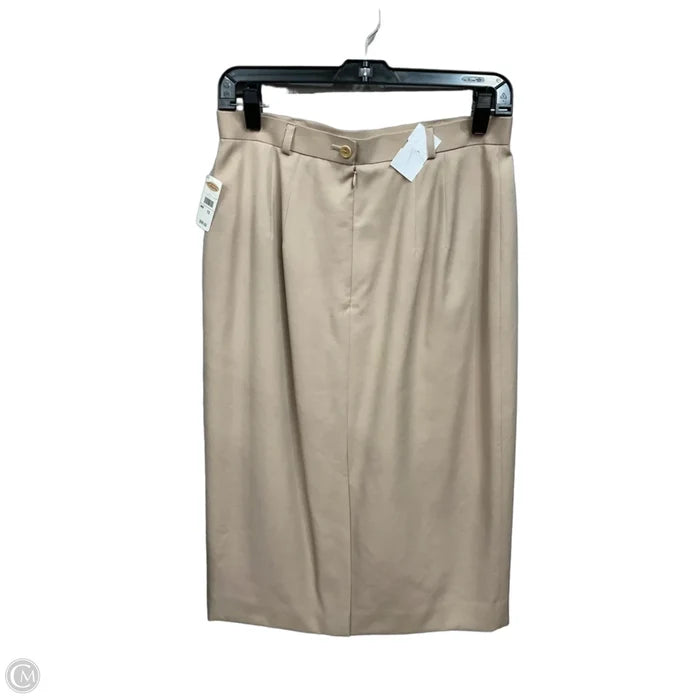 Skirt Midi By Talbots In Tan, Size: 10