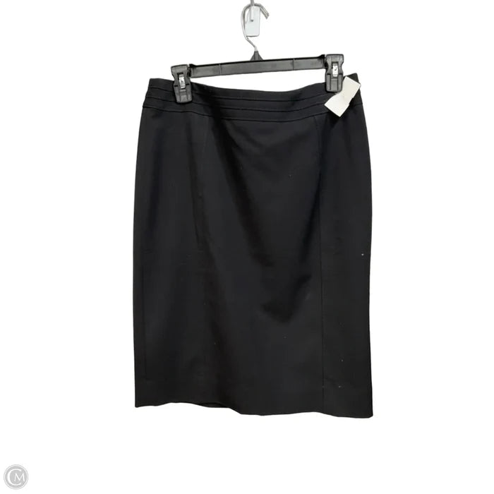 Skirt Midi By White House Black Market In Black, Size: 8