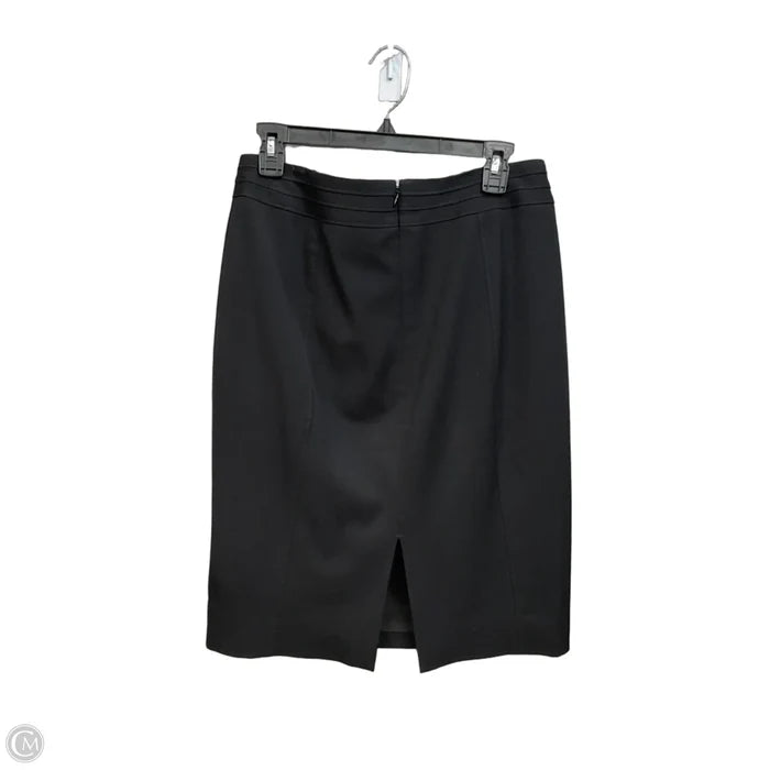 Skirt Midi By White House Black Market In Black, Size: 8