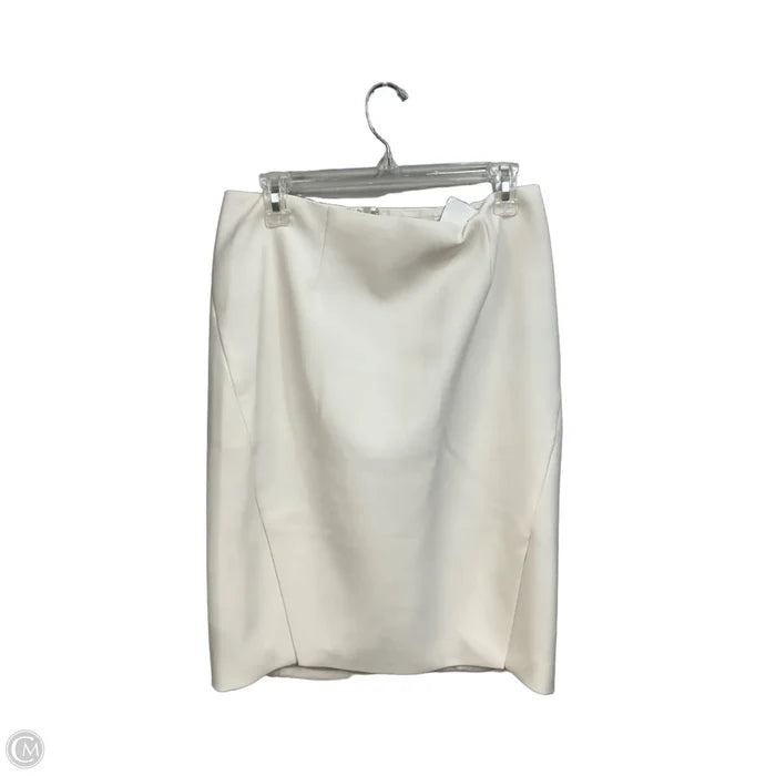 Skirt Midi By White House Black Market In White, Size: 8