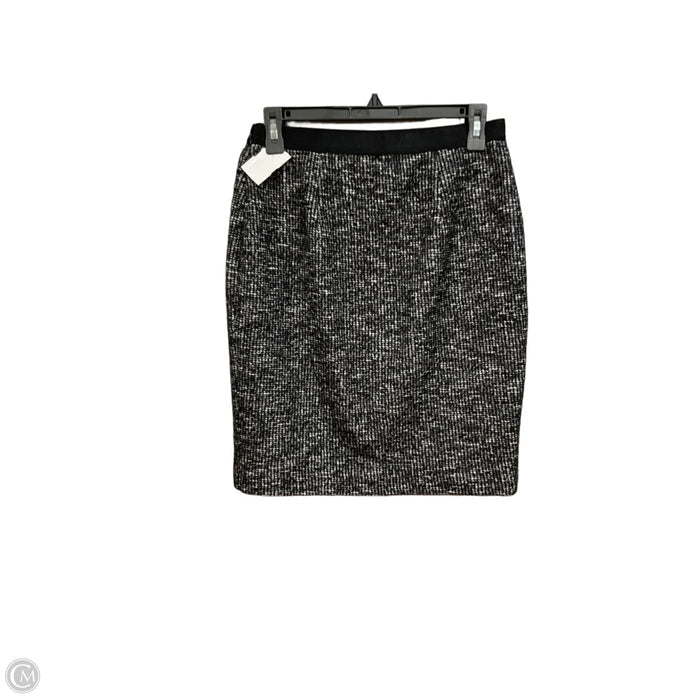 Skirt Mini & Short By Ann Taylor In Black & White, Size: 2