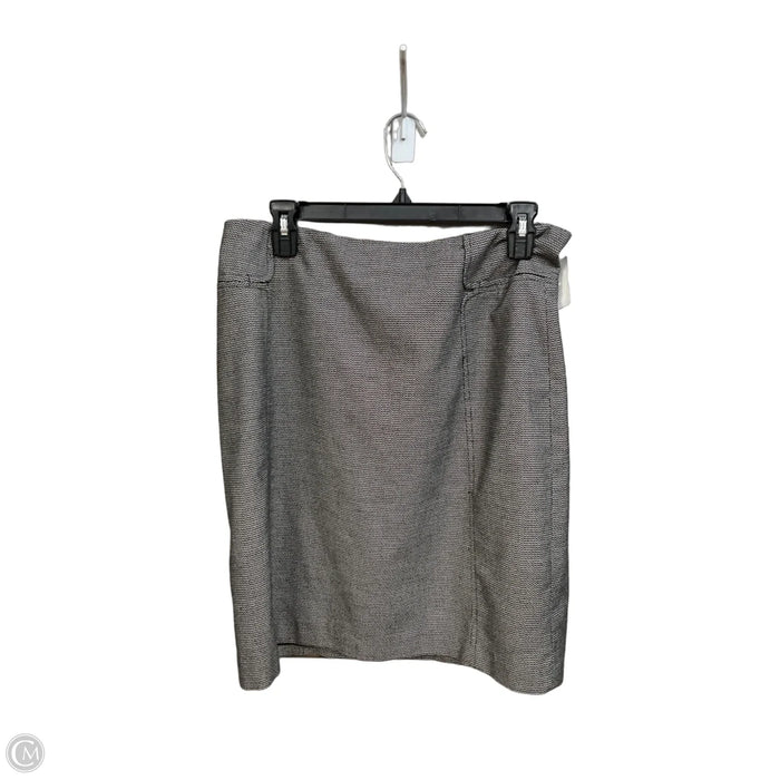Skirt Mini & Short By Banana Republic In Black & White, Size: 12