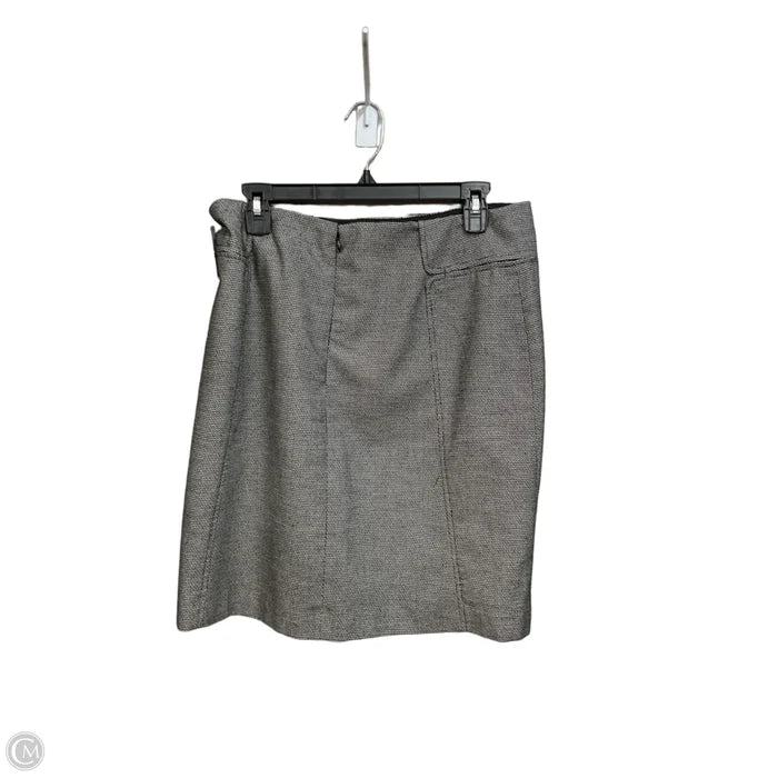 Skirt Mini & Short By Banana Republic In Black & White, Size: 12