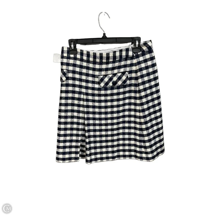 Skirt Mini & Short By Brooks Brothers In Checkered Pattern, Size: 4