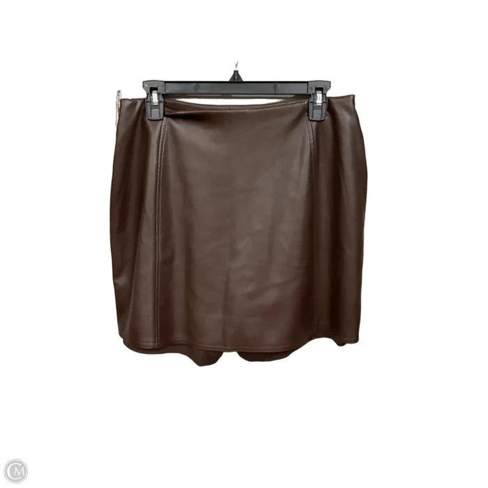 Skirt Mini & Short By Cabi In Brown, Size: 4