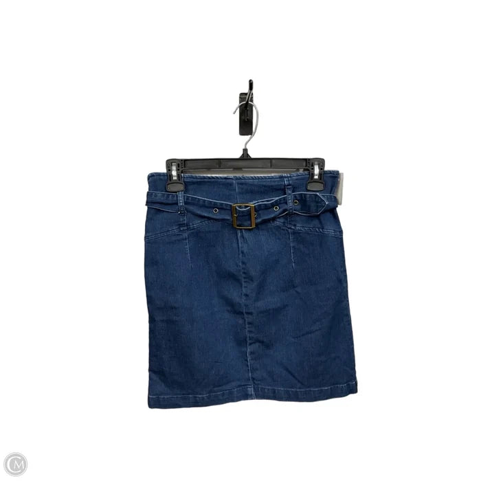 Skirt Mini & Short By Free People In Blue Denim, Size: 8