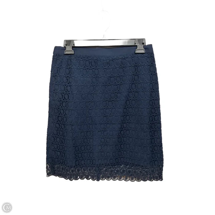 Skirt Mini & Short By Loft In Navy, Size: 4