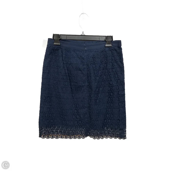 Skirt Mini & Short By Loft In Navy, Size: 4