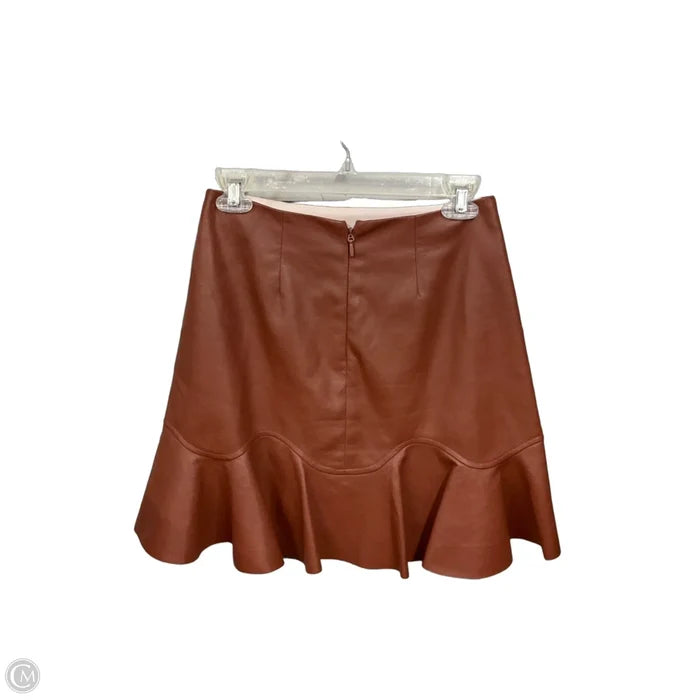 Skirt Mini & Short By Rebecca Taylor In Brown, Size: 0