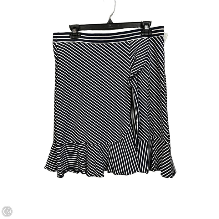Skirt Mini & Short By Talbots In Striped Pattern, Size: 12