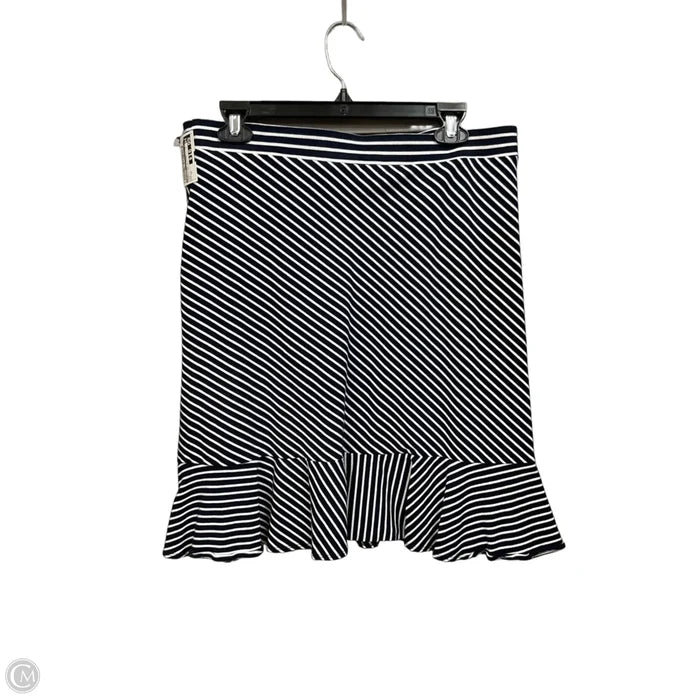 Skirt Mini & Short By Talbots In Striped Pattern, Size: 12