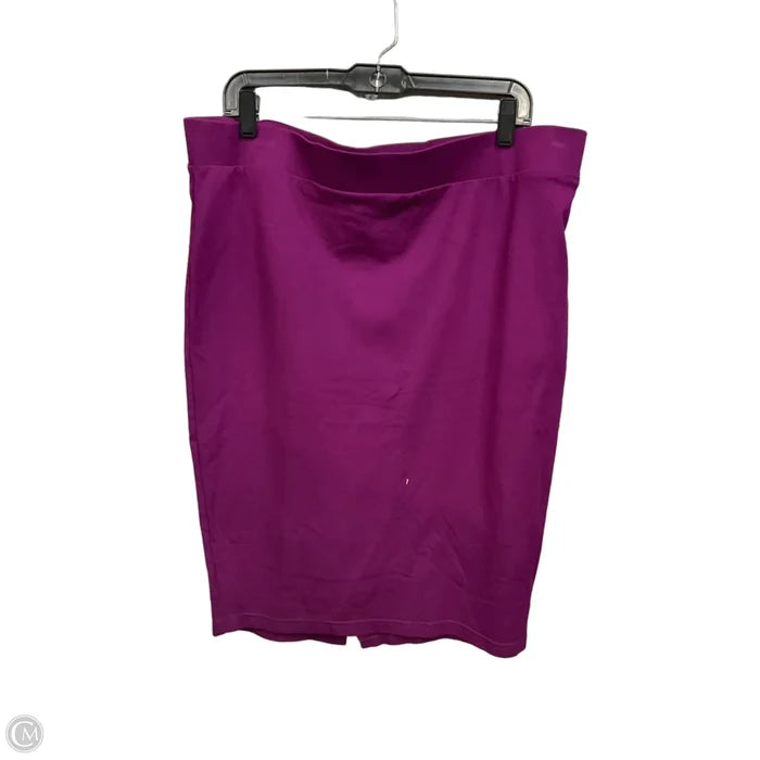 Skirt Mini & Short By Torrid In Purple, Size: 18