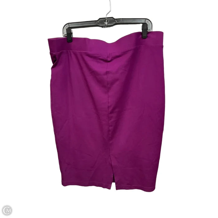 Skirt Mini & Short By Torrid In Purple, Size: 18