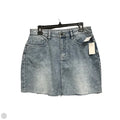 Skirt Mini & Short By Vigoss In Blue Denim, Size: 8