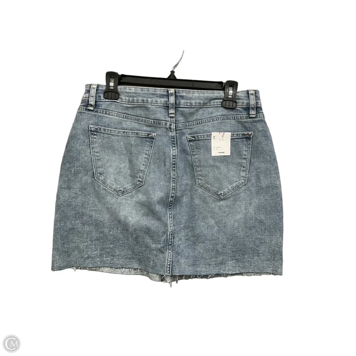 Skirt Mini & Short By Vigoss In Blue Denim, Size: 8