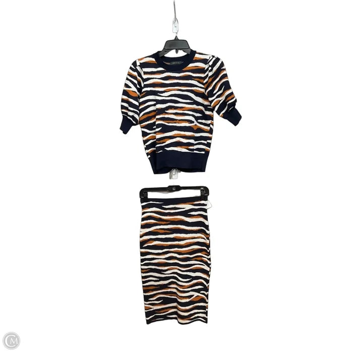 Skirt Set 2pc By Ann Taylor In Multi-colored, Size: Xs