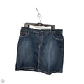Skort By Croft And Barrow In Blue Denim, Size: 16