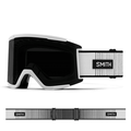 Smith Squad XL Goggles White Fade Out/ChromaPop Sun Black + ChromaPop Storm Blue Sensor Mirror - Comor - Go Play Outside