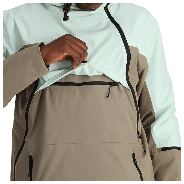 Spyder Men's All Out Anorak Jacket 2024 Wintergreen