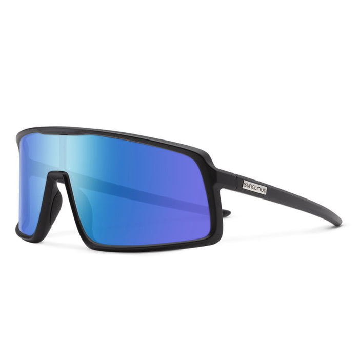 Suncloud Upshot Sunglasses Matte Black/Polarized Blue Mirror - Comor - Go Play Outside