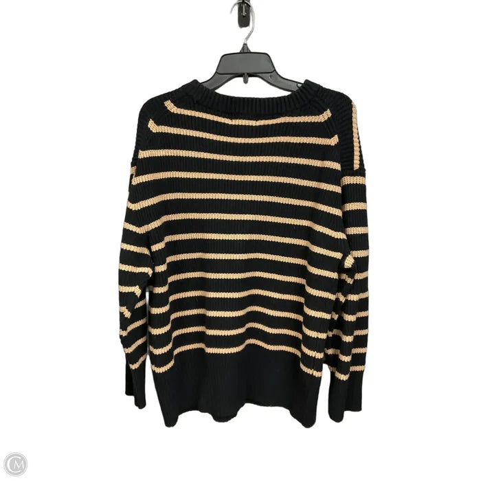 Sweater By Ava & Viv In Striped Pattern, Size: Xxl