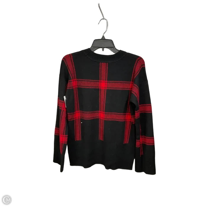 Sweater By Banana Republic In Black & Red, Size: Xs