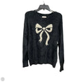Sweater By Chenault In Black & White, Size: Xl