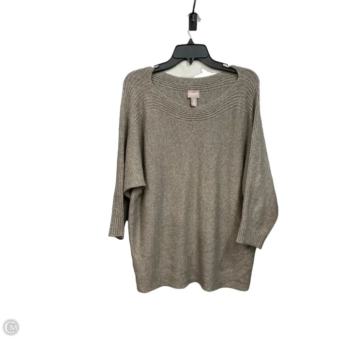Sweater By Chicos In Beige, Size: Xl