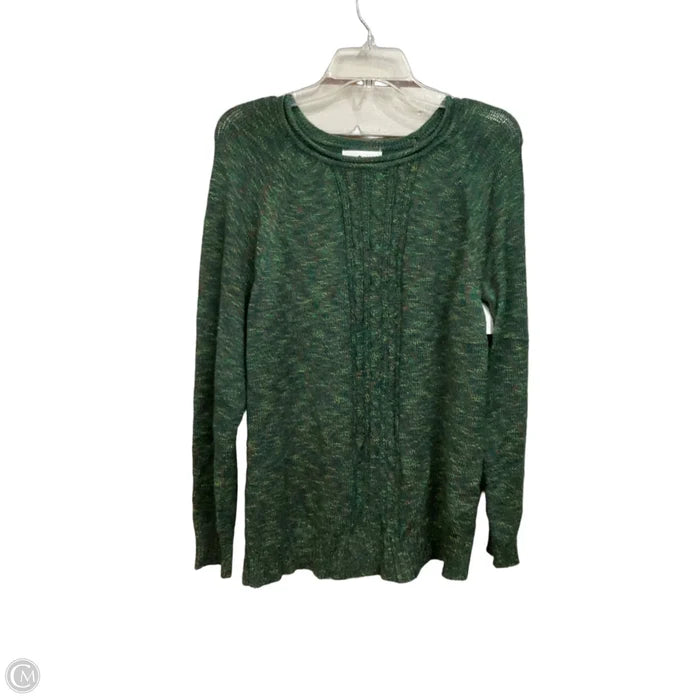 Sweater By Christopher And Banks In Green, Size: Xl
