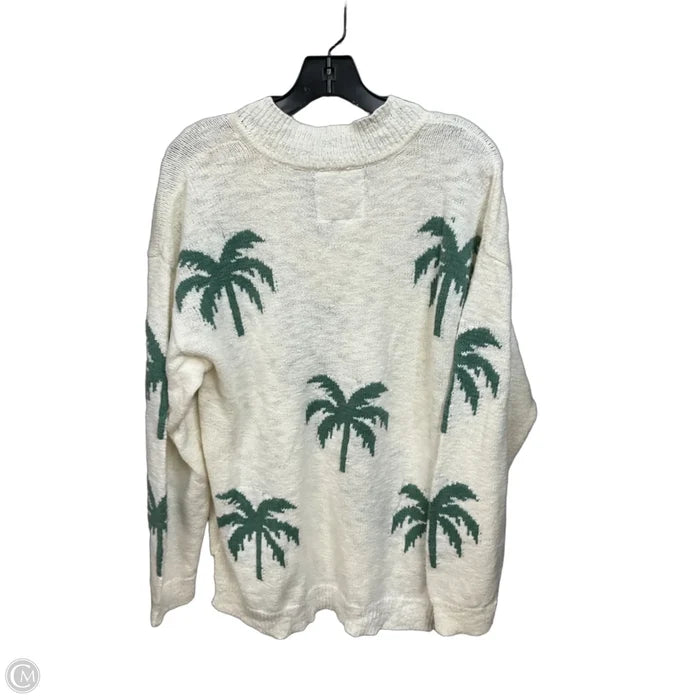 Sweater By Clothes Mentor In Cream, Size: M
