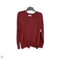 Sweater By Croft And Barrow In Maroon, Size: Xl