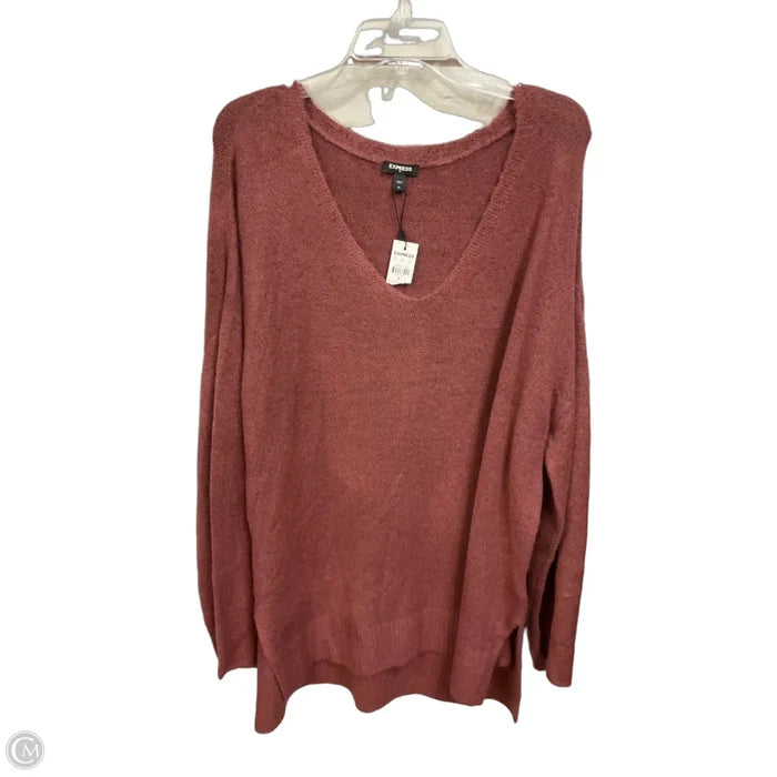 Sweater By Express In Purple, Size: Xl