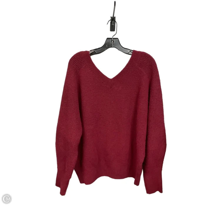 Sweater By Express In Red, Size: Xl