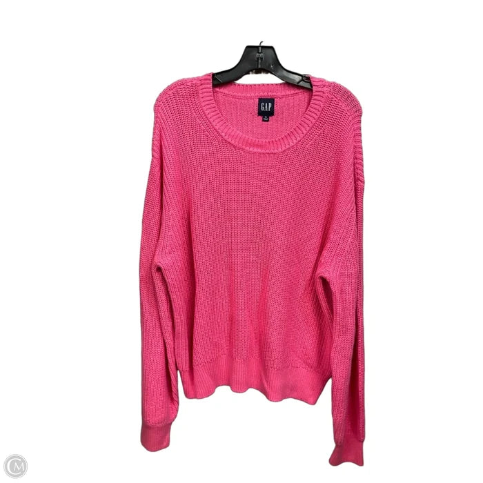 Sweater By Gap In Pink, Size: Xl